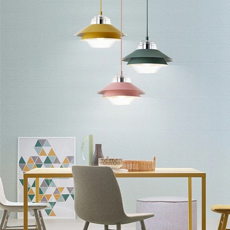 YWXLight Modern LED Pendant Light Creative Personality Single Head Chandelier Color Macaron Lamps For Cafe Bedroom Study
