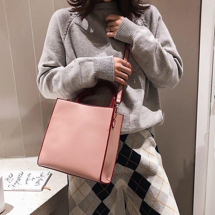 Heart Handle PU Leather Single Shoulder Bag Ladies Handbag Messenger Bag