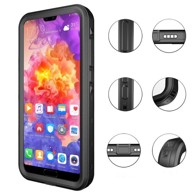 2m Waterproof 3m Shockproof Dustproof PC+TPU Case for Huawei P20 Pro
