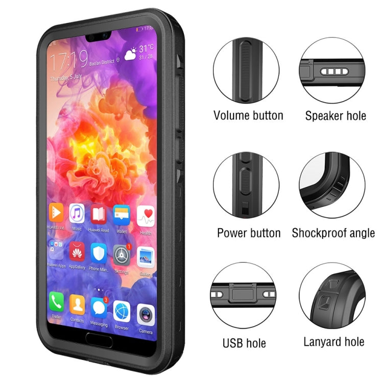2m Waterproof 2m Shockproof Dustproof PC+TPU Case for Huawei P20