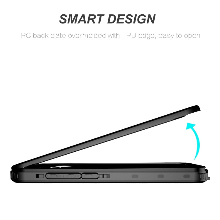 2m Waterproof 2m Shockproof Dustproof PC+TPU Case for Huawei P20 Lite (Black)