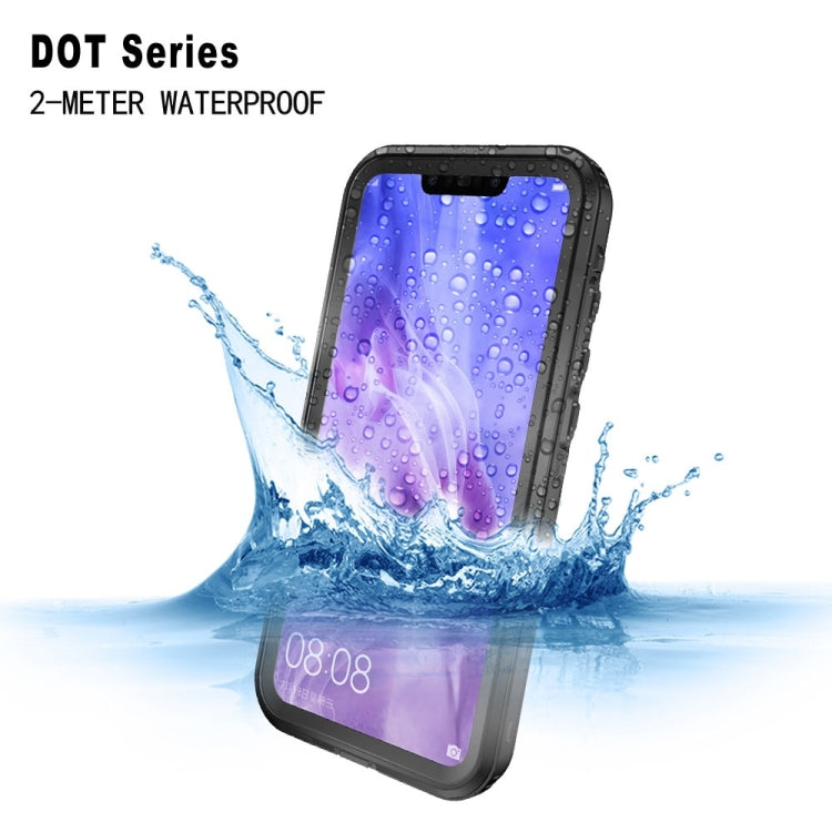 2m Waterproof 2m Shockproof Dustproof PC+TPU Case for Huawei P20 Lite (Black)