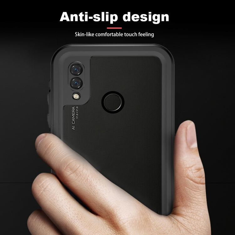 2m Waterproof 2m Shockproof Dustproof PC+TPU Case for Huawei P20 Lite (Black)