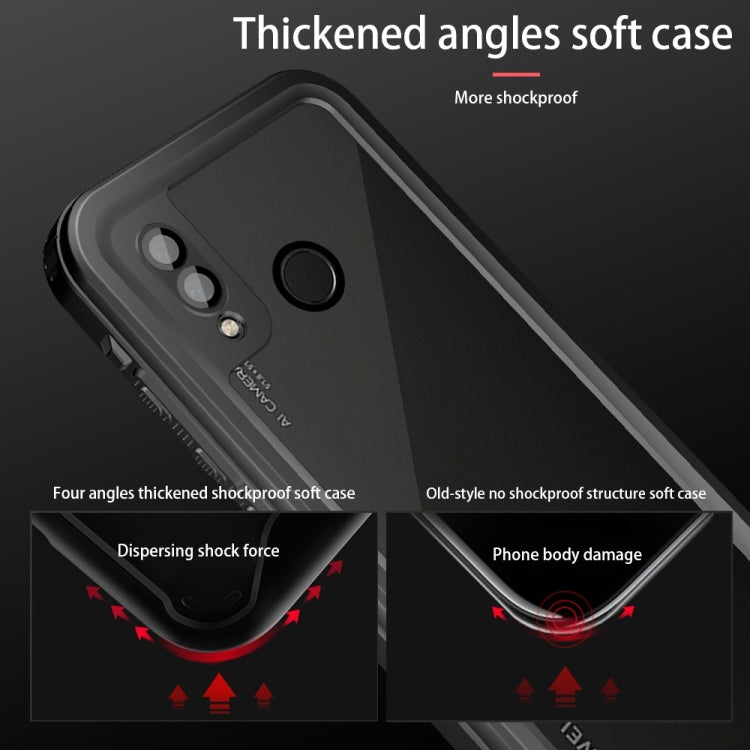 2m Waterproof 2m Shockproof Dustproof PC+TPU Case for Huawei P20 Lite (Black)