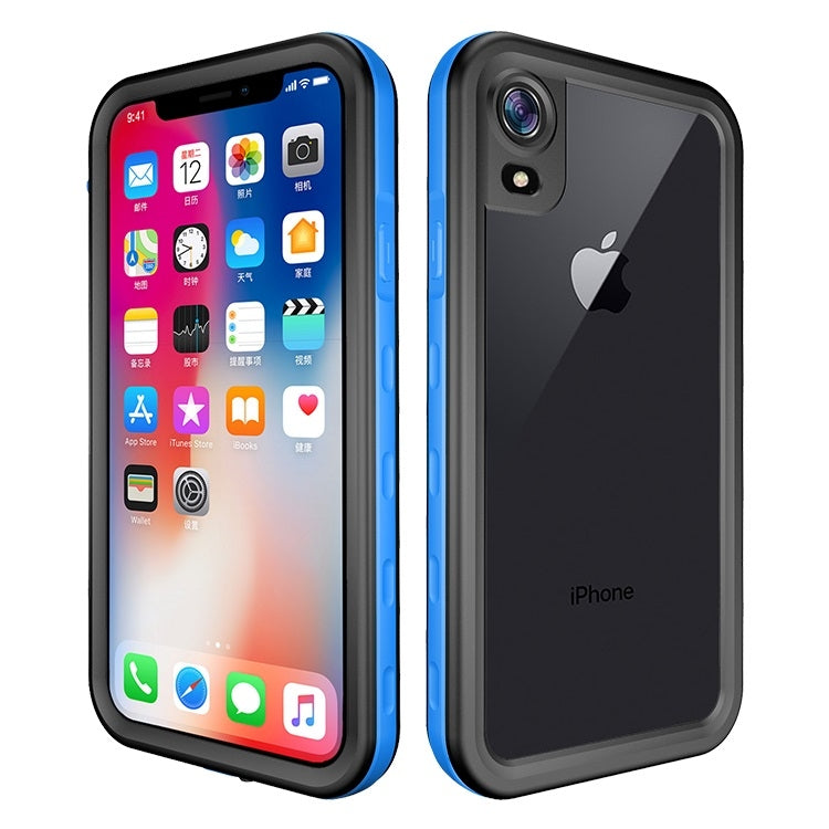For iPhone XR 2m Waterproof Snowproof 2m Shockproof Dustproof PC+Silicone Case
