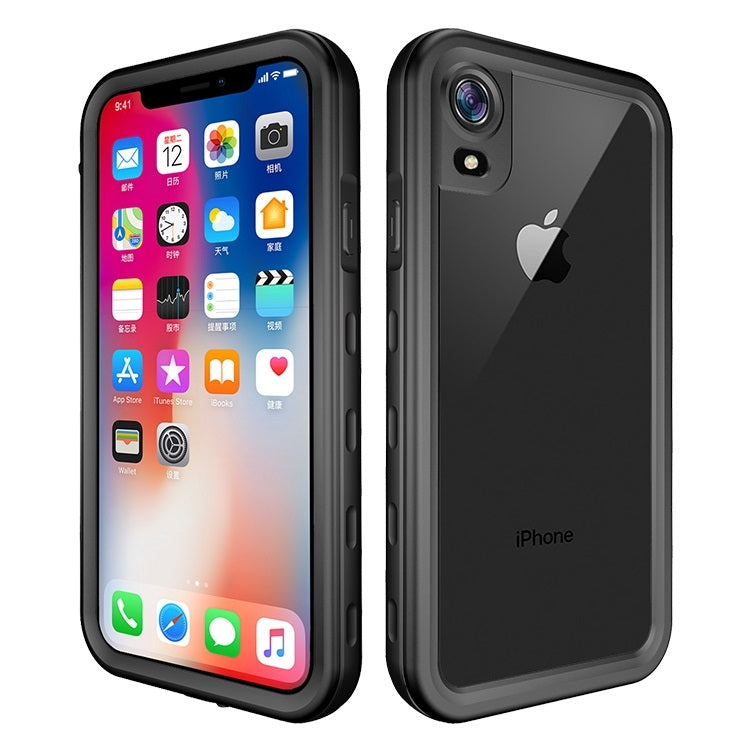 For iPhone XR 2m Waterproof Snowproof 2m Shockproof Dustproof PC+Silicone Case