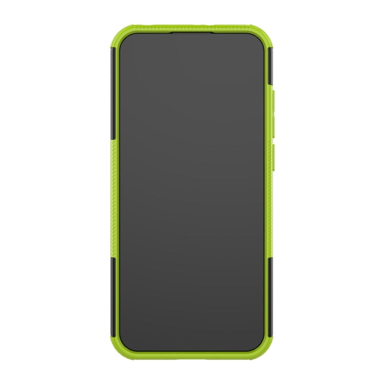 Tire Texture TPU+PC Shockproof Phone Case for Huawei Honor 8A / Y6 2019, with Holder