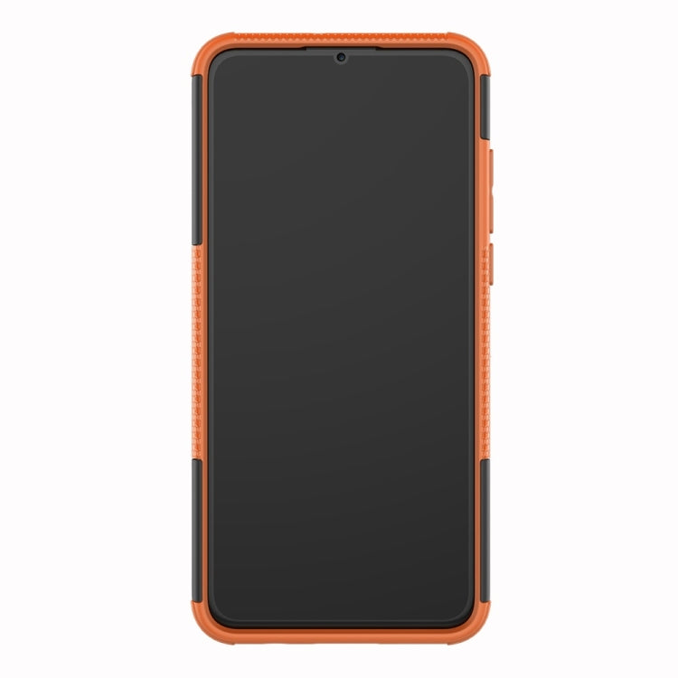 Tire Texture TPU+PC Shockproof Phone Case for Huawei P30 Lite / Nova 4e, with Holder