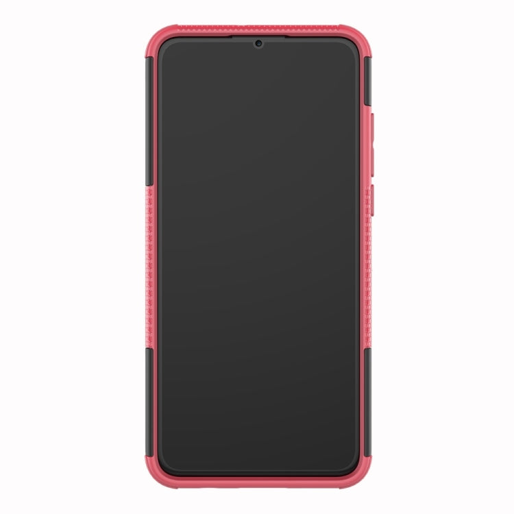 Tire Texture TPU+PC Shockproof Phone Case for Huawei P30 Lite / Nova 4e, with Holder