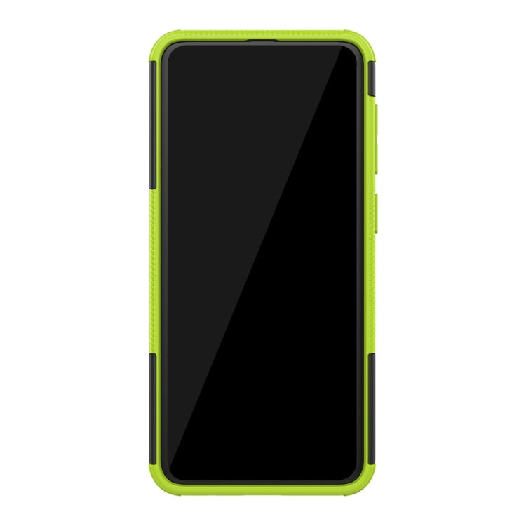 Tire Texture TPU+PC Shockproof Phone Case for Galaxy A50 / A20 / A30, with Holder