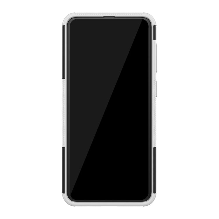 Tire Texture TPU+PC Shockproof Phone Case for Galaxy A50 / A20 / A30, with Holder