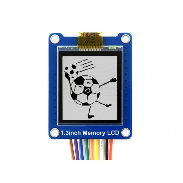 Waveshare 1.3 inch 144x168 Bicolor LCD with Embedded Memory, Low Power