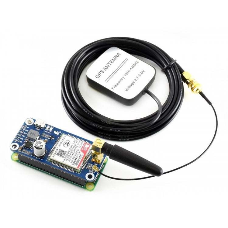 Waveshare NB-IoT / eMTC / EDGE / GPRS / GNSS HAT for Raspberry Pi, SIM7000C for Asia-Pacific Region