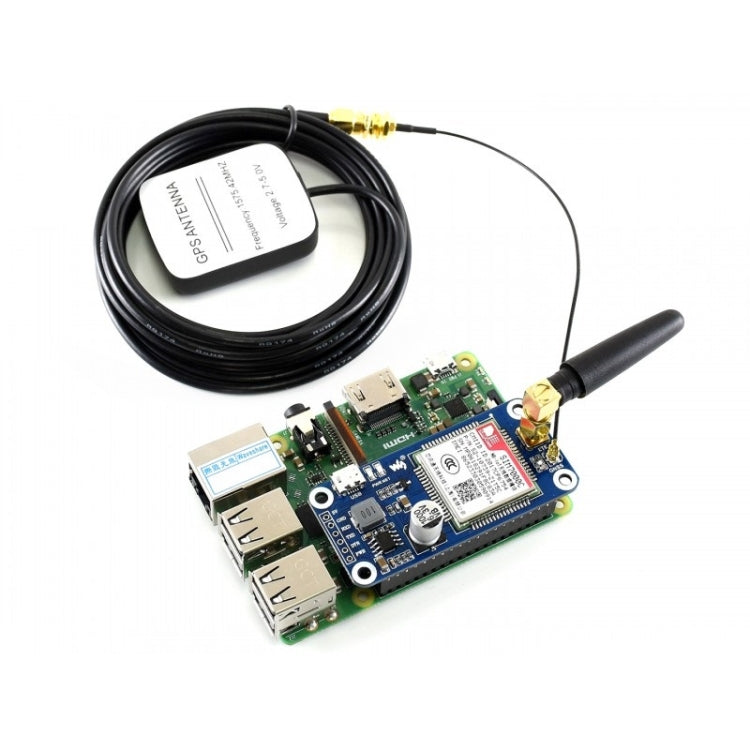 Waveshare NB-IoT / eMTC / EDGE / GPRS / GNSS HAT for Raspberry Pi, SIM7000C for Asia-Pacific Region