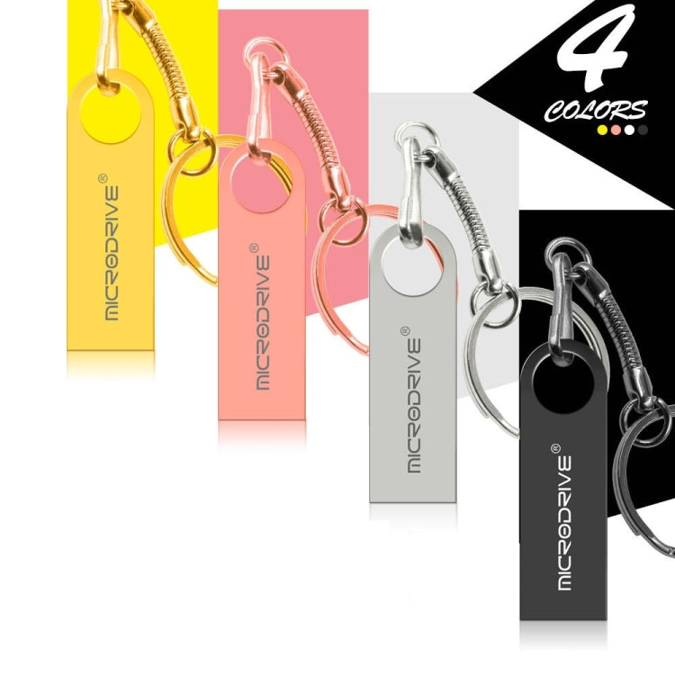 MicroDrive 8GB USB 2.0 Metal Waterproof High Speed U Disk