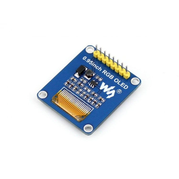 Waveshare 0.95 inch RGB OLED (B), SPI interface, Straight Vertical Pinheader