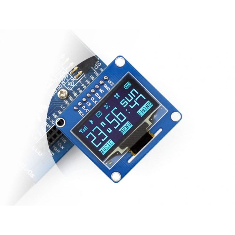 Waveshare 1.3 inch 128*64 OLED, SPI/I2C interfaces, Straight Vertical Pinheader