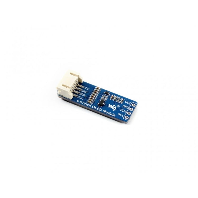 Waveshare 0.91 inch OLED Display Module, 128x32 Pixels, I2C Interface