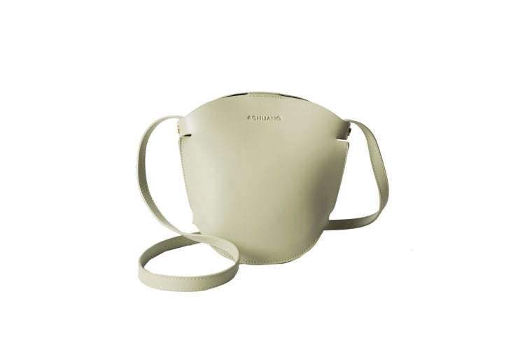 Magnetic Buckle Small Bucket Bag PU Leather Single Shoulder Bag Ladies Handbag Messenger Bag