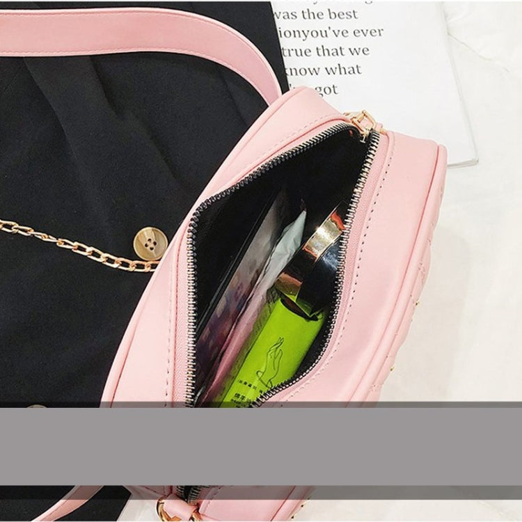 Rivet PU Leather Chain Single Shoulder Bag Waist Bag Messenger Bag