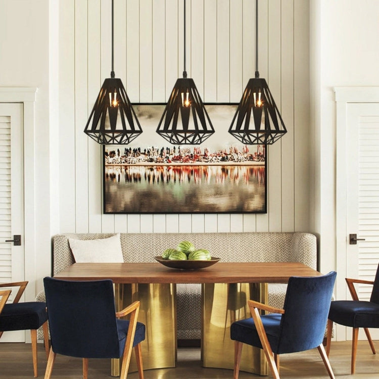 YWXLight Iron Industrial Hanging Lamp Living Room Bedroom Kitchen Creative Chandelier