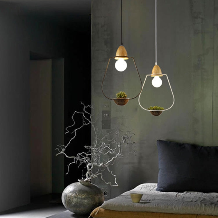 Wrought Iron Plant Flower Decoration Glass pendant Lamp Ceiling Lamp Droplight for Restaurant Pub Cafe House Garden