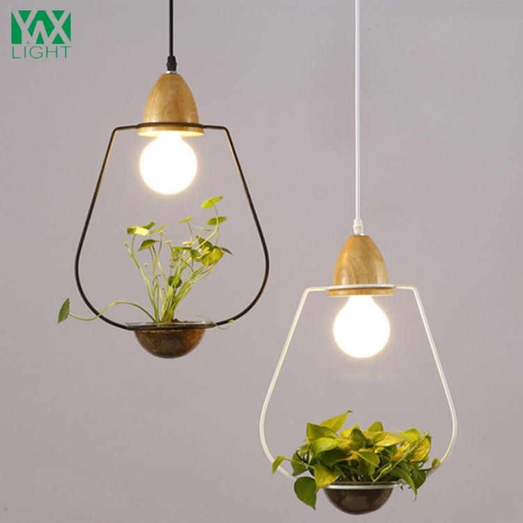 Wrought Iron Plant Flower Decoration Glass pendant Lamp Ceiling Lamp Droplight for Restaurant Pub Cafe House Garden