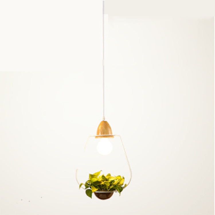 Wrought Iron Plant Flower Decoration Glass pendant Lamp Ceiling Lamp Droplight for Restaurant Pub Cafe House Garden
