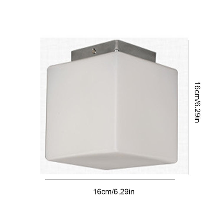 Square Decoratiive Ceiling Lamp Wall Lamp for Bedroom Living Room Study Dining Room Bar Coffee House Aisle Hall