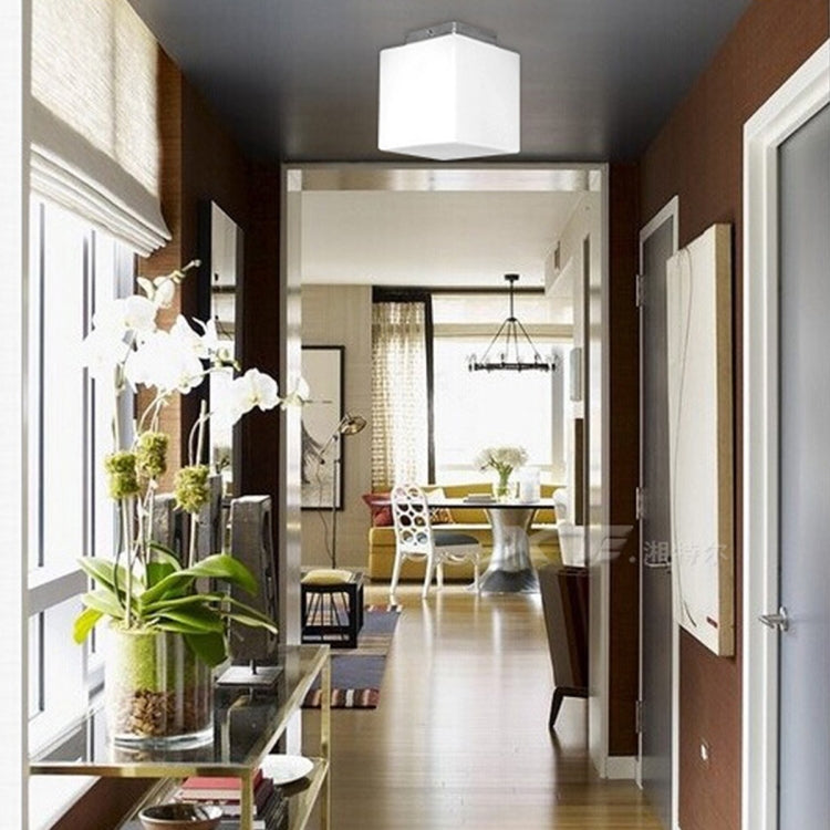 Square Decoratiive Ceiling Lamp Wall Lamp for Bedroom Living Room Study Dining Room Bar Coffee House Aisle Hall