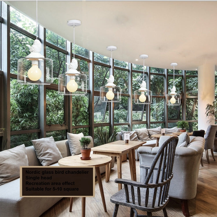 Peace Dove Shape Glass Metal Ceiling Lamp Pendant Lamp for Bedroom Living Room Study Restaurant Bar Coffee House Aisle Hall