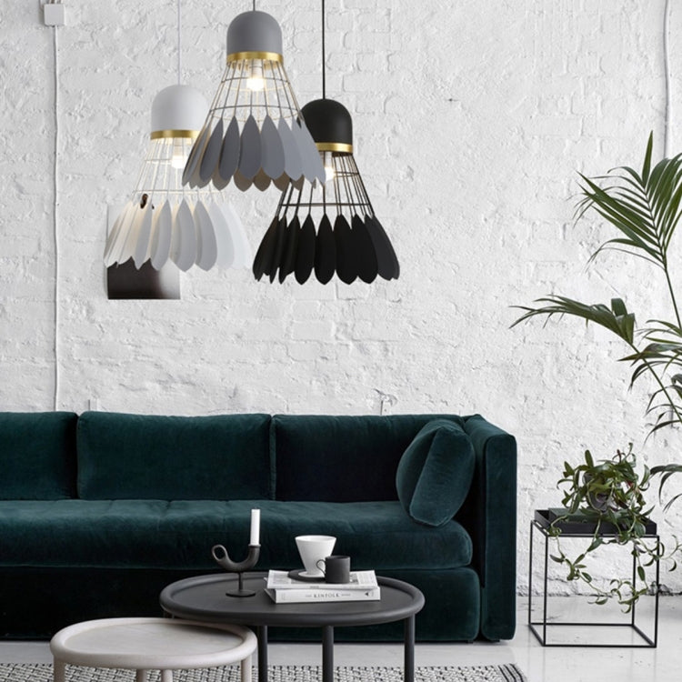 Badminton Molding Glass Metal Pendant Lamp Ceiling Lamp For Bedroom Living Room Study Restaurant Bar Coffee House Aisle Hall