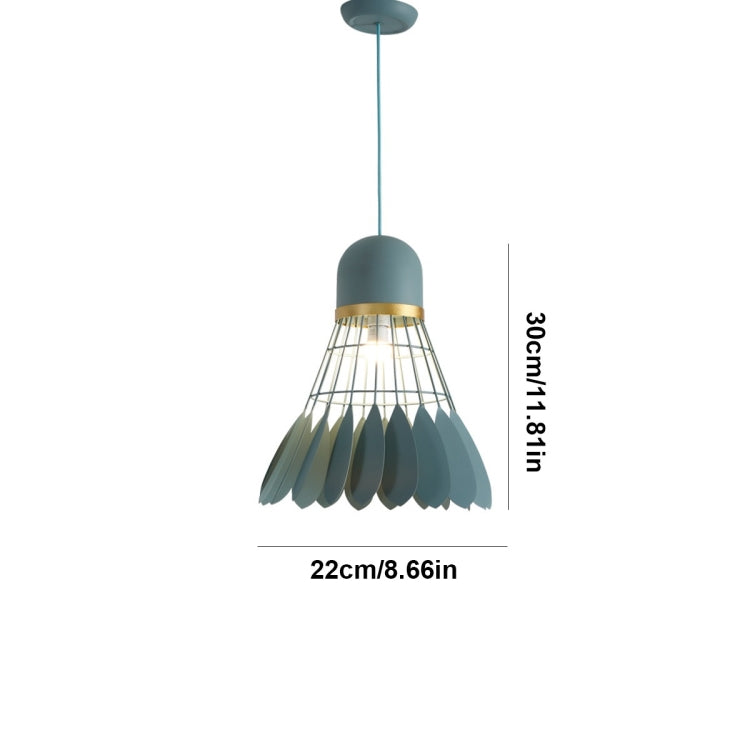 Badminton Molding Glass Metal Pendant Lamp Ceiling Lamp For Bedroom Living Room Study Restaurant Bar Coffee House Aisle Hall