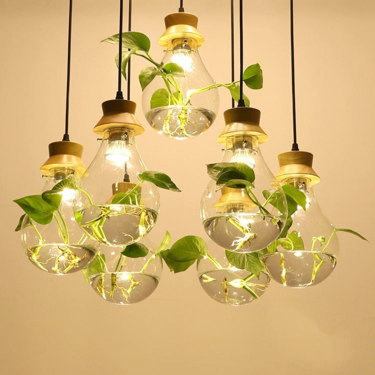 Solid Wood Classic Bulb Shape Pendant Lamp Ceiling Lamp for Bedroom Living Room Study Restaurant Bar Coffee House Aisle Hall