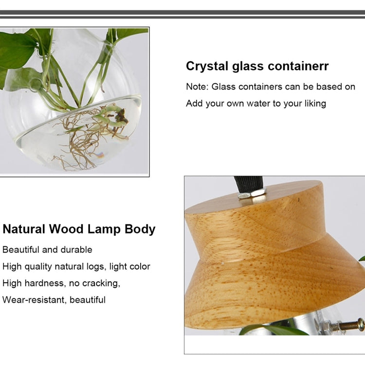 Solid Wood Classic Bulb Shape Pendant Lamp Ceiling Lamp for Bedroom Living Room Study Restaurant Bar Coffee House Aisle Hall