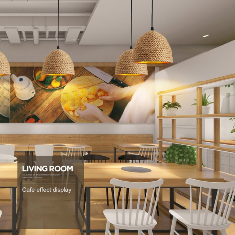 Distressed Hemp Rope Ceiling Lamp Pendant Lamp Wall Lamp Artifical Lamp for Living Room Study Bar Restaurant Coffee House Hall