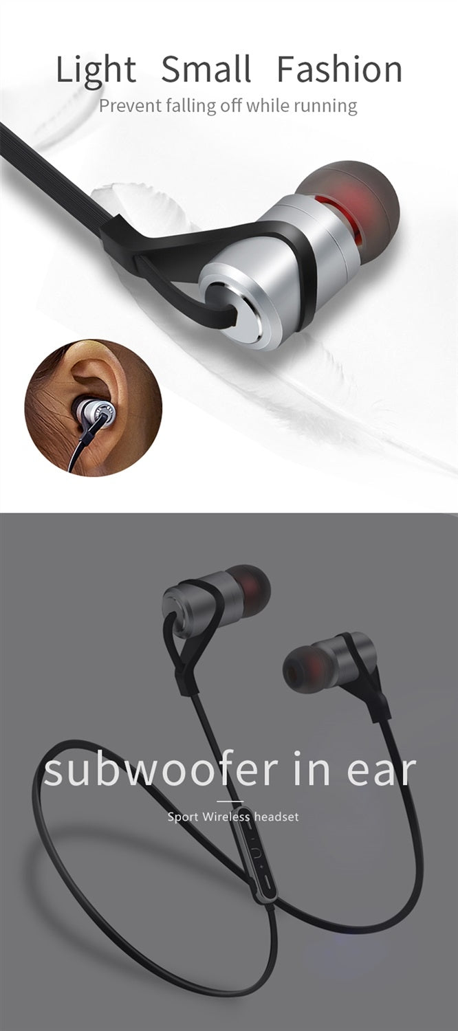 Moloke D9S Sports Bluetooth Waterproof Anti-sweat In-ear Earphone Stereo Sound Headset