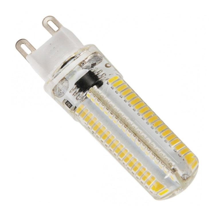 10 PCS G9 7W 3014 SMD 152 LEDs Warm White Dimmable Silicone Corn Bulb Energy Saving Lamp, AC