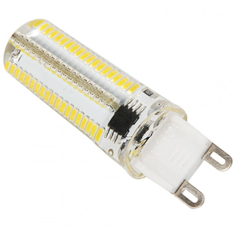 10 PCS G9 7W 3014 SMD 152 LEDs Warm White Dimmable Silicone Corn Bulb Energy Saving Lamp, AC