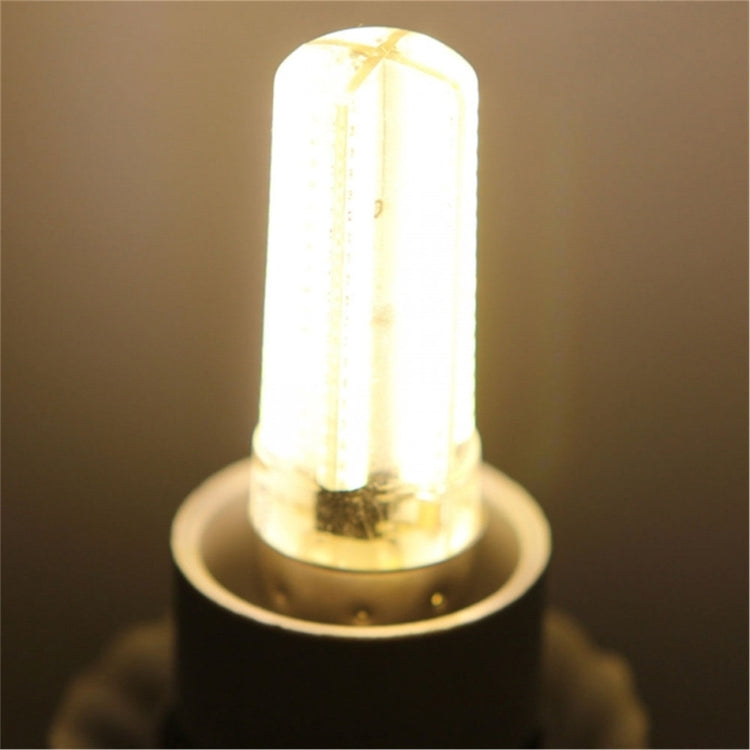 10 PCS G9 7W 3014 SMD 152 LEDs Warm White Dimmable Silicone Corn Bulb Energy Saving Lamp, AC