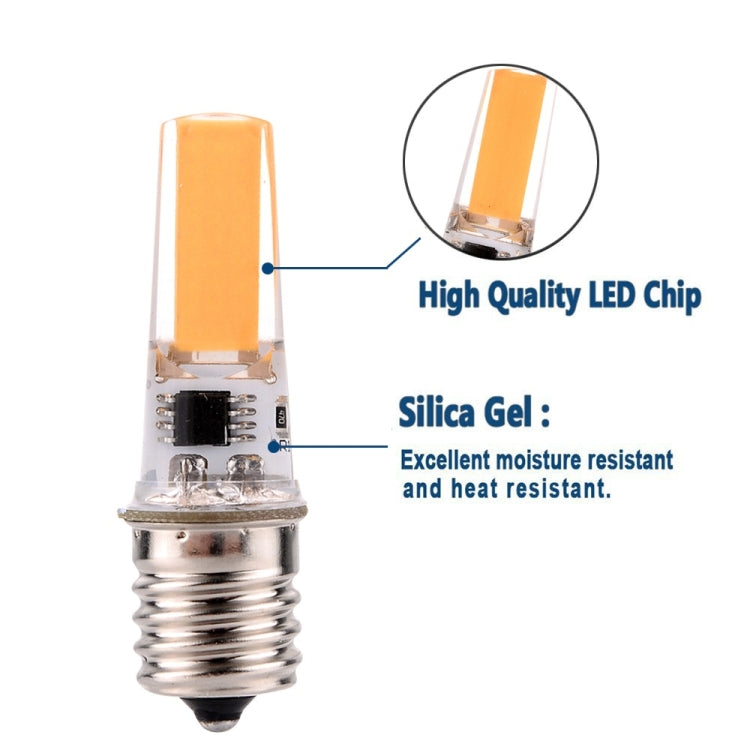 10 PCS E17 3W 2508 CCB SMD Warm White Energy Saving Lamp Dimmable Silicone LED Corn Bulb, AC