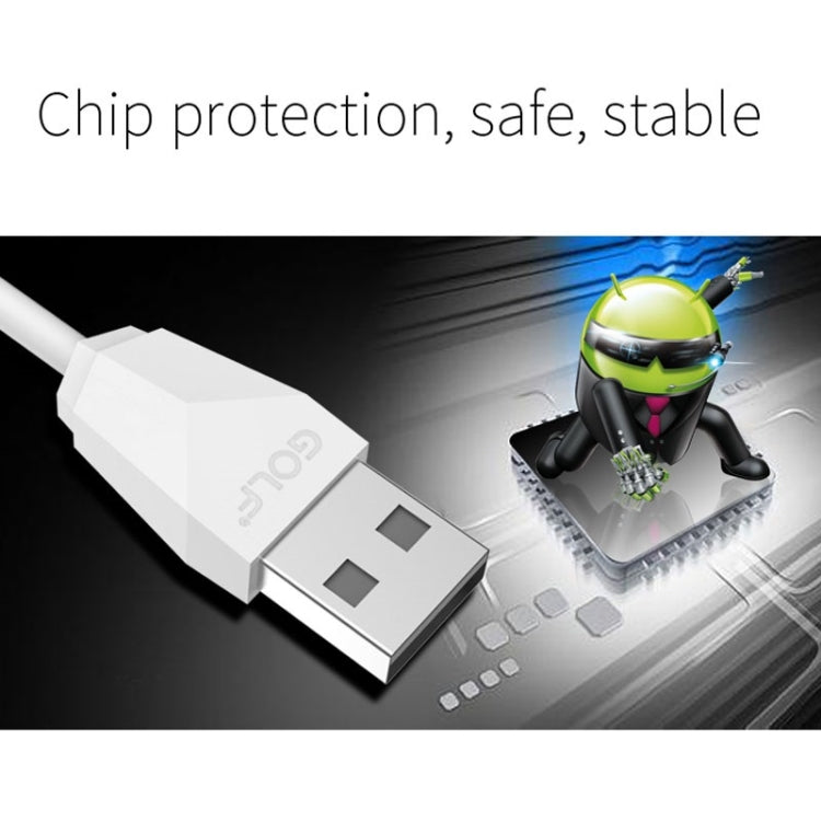 GOLF GC-27m Micro USB to USB 1m Diamond Quick Charging USB Data Cable for Galaxy, Huawei, Xiaomi, HTC, Sony and Other Smartphones
