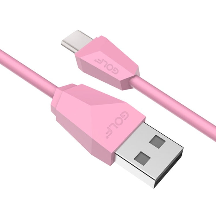 GOLF GC-27t 1m USB-C / Type-C to USB Diamond 1.5A Quick Charging USB Data Cable for Galaxy S8 & S8+ / LG G6 / Huawei P10 & P10 Plus / Xiaomi Mi 6 & Max 2 and other Smartphones