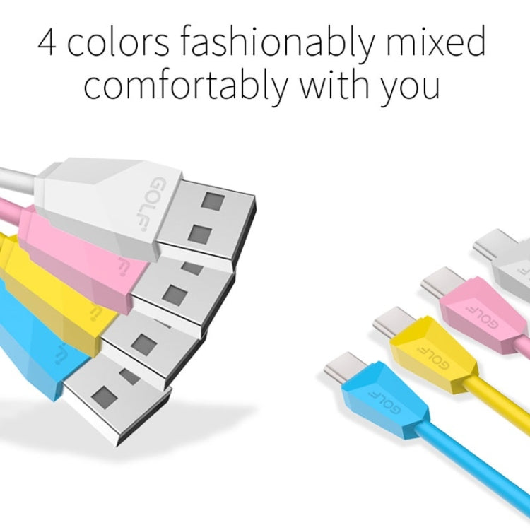 GOLF GC-27t 1m USB-C / Type-C to USB Diamond 1.5A Quick Charging USB Data Cable for Galaxy S8 & S8+ / LG G6 / Huawei P10 & P10 Plus / Xiaomi Mi 6 & Max 2 and other Smartphones