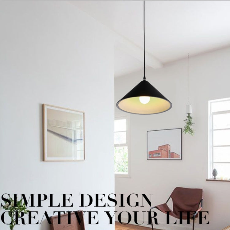 YWXLight Solid Color Horn Shape Pendant Lamp Ceiling Lamp for Restaurant Bar Cafe House Bistro Aisle Hall