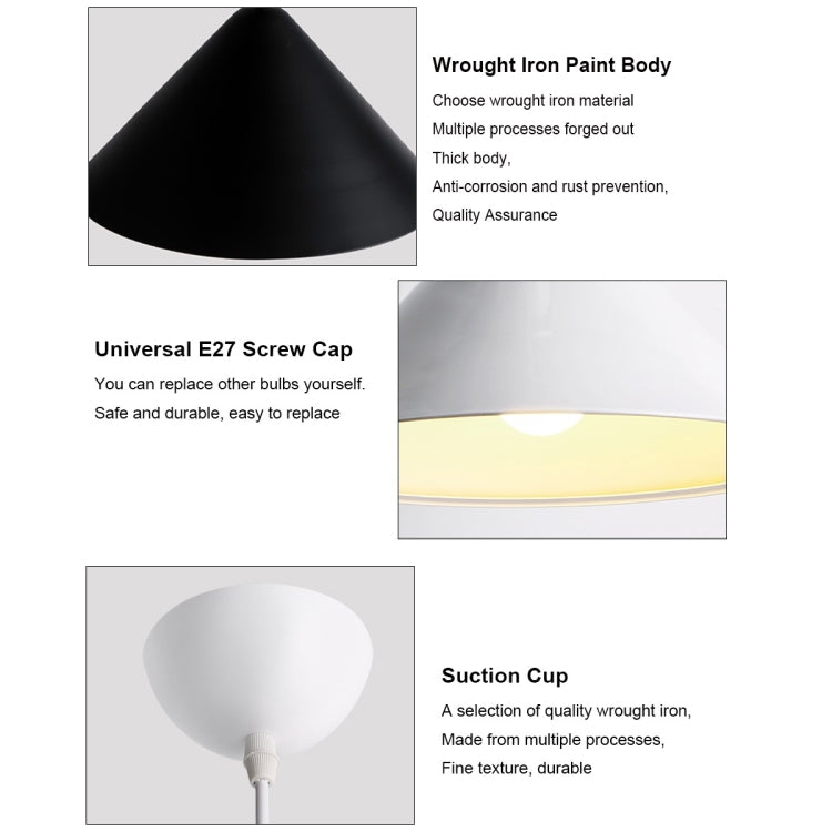 YWXLight Solid Color Horn Shape Pendant Lamp Ceiling Lamp for Restaurant Bar Cafe House Bistro Aisle Hall