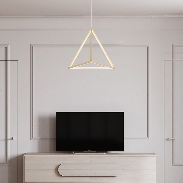 YWXLight Iron Art Milimalist Triangle Shaped LED Droplight Ceiling Light Pendant Lamp for Restaurant Bar Cafe House Bistro Aisle Hall