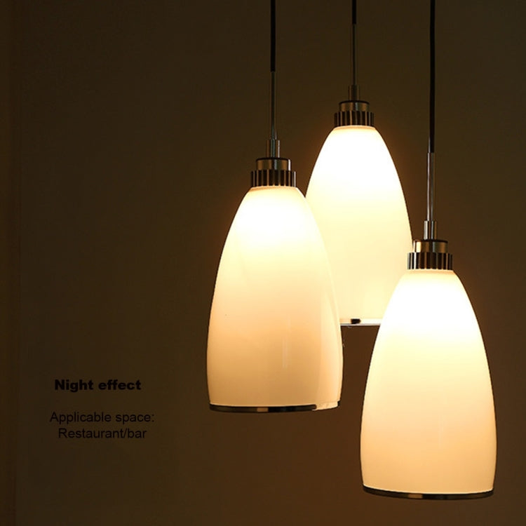 YWXLight Metal Plating Made Glass Ceiling Light Pendant Lamp for Restaurant Bar Cafe House Bistro Aisle Hall