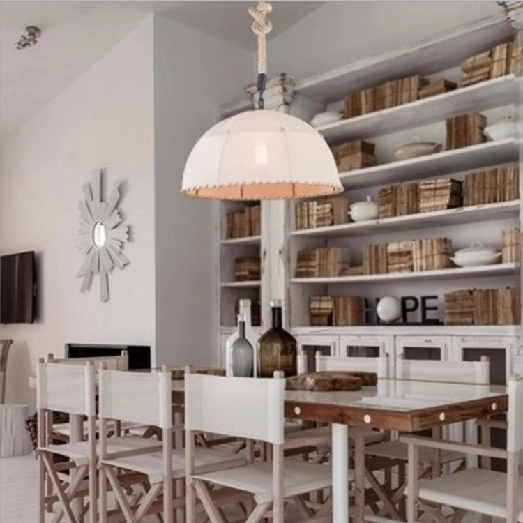 YWXLight Iron Art Fabric Sphere Frame Ceiling Light Pendant Lamp for Restaurant Bar Cafe House Bistro Aisle Hall