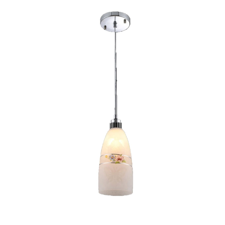 YWXLight Metal Plating Made Flower-caving Glass Ceiling Light Pendant Lamp for Restaurant Bar Cafe House Bistro Aisle Hall